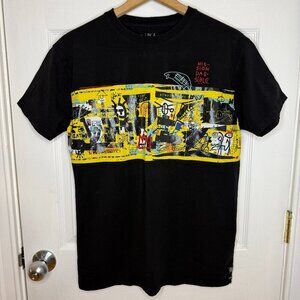 Bleecker & Mercer "Mission Pasible" Graphic T-Shirt Black Streetwear Size Large